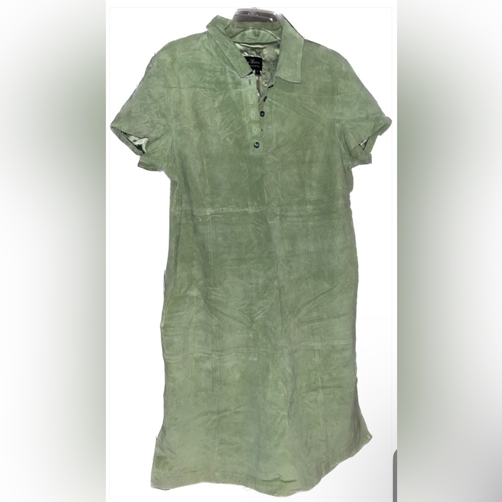 Vintage Genuine Suede Dress